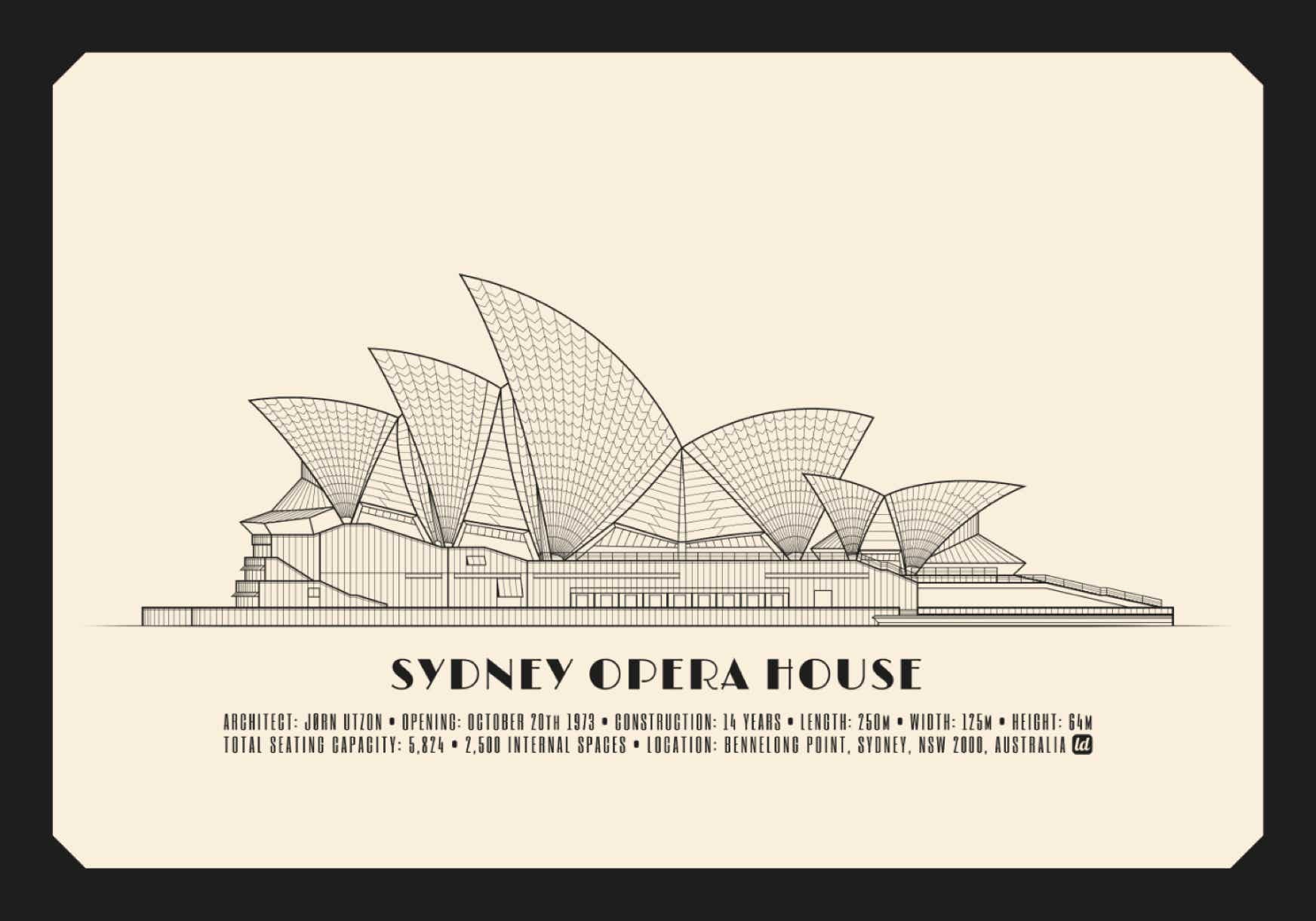 Sydney Opera House / Architecture / Monument / Poster